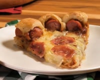 Quem inventou essa pizza de cachorro-quente merece um prêmio: virou o lanche de fim de semana preferido da minha família
