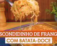 Escondidinho de frango com batata-doce
