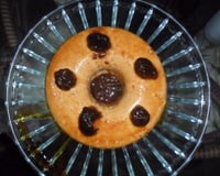 Pudim de claras com ameixas