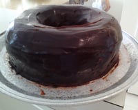 falso ganache de chocolate