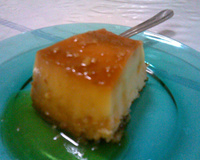 Pudim cremoso de coco