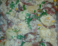 Arroz com paio na panela de pressão