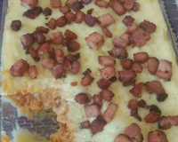 Torta de purê de batata recheada