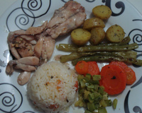 Rã ao forno ao perfume de coco