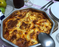 Macarrão ninho ao forno