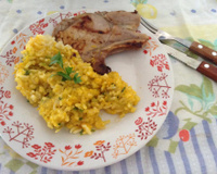 Risoto de abóbora cabotiá