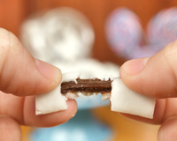 Bala de coco recheada