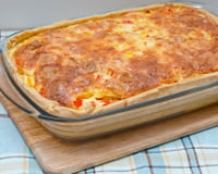 Torta de atum prática feita no liquidificador