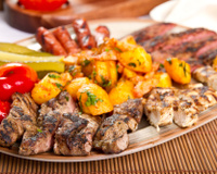 Churrasco expresso feito no forno