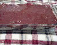 Pavê de chocolate preto e chocolate branco