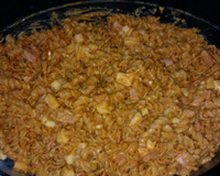 Macarrão na panela de pressão