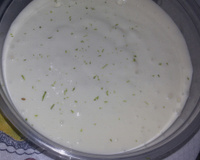 Mousse simples de limão