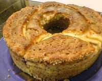 Bolo de banana de liquidificador