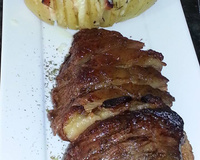 Picanha com batatas hasselback - Calazans