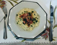 Risoto de palmito cremoso
