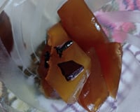 Doce de mamão verde em cubinhos