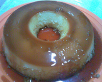 Pudim cremoso de coco