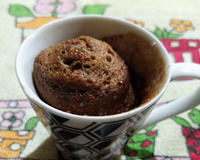 Bolo de caneca sem farinha de trigo e fermento