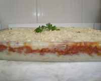 Torta de macaxeira com charque