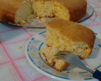 Bolo de fubá fofinho