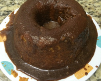 Cobertura de chocolate crocante para bolo