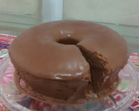 Bolo de abobrinha com coco e chocolate