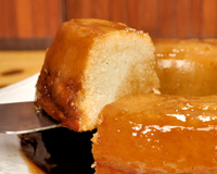 Pudim de feijão branco