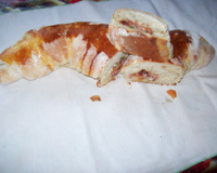 Pão recheado com lingüiça