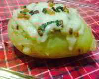 Batata recheada com bacon