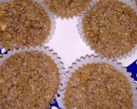 Bolinho integral de maçã e banana