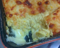 Frango desfiado ao creme de milho