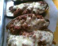 Barquinho de berinjela