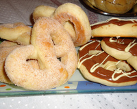 Pretzel de açúcar e canela