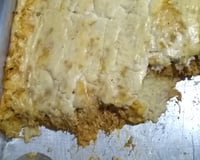 Torta de frango cremoso de liquidificador