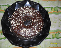 Bolo de chocolate de microondas