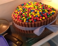 Bolo de Kit Kat à minha moda