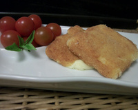 Mussarela à milanesa