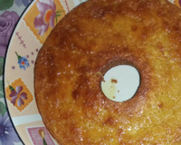 Bolo de laranja com casca fácil