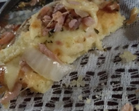 Massa de pizza no liquidificador