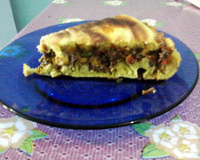 Frigideira de carne moída