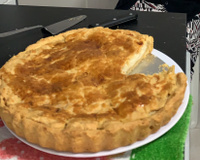 Torta de palmito com massa podre