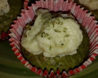 Cupcake salgado de espinafre