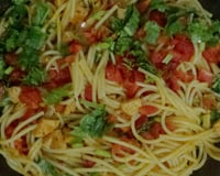 Macarrão com linguiça