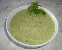 Molho cremoso de hortelã