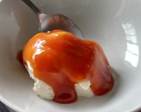 Sorvete maria-mole com ganache