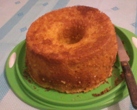 Bolo de milho e milharina