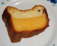 Bolo cremoso de milharina