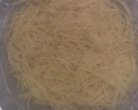 Macarrão cabelo de anjo - soltinho