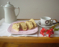 Bolo pão de banana de microondas