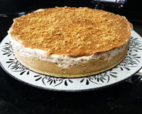 Cheesecake de paçoca e brigadeiro